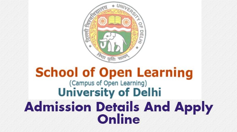 Sol.du.ac.in Results | Admission | Exam