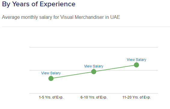 visual merchandiser salary 