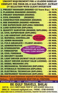 Cv selection jobs in kuwait