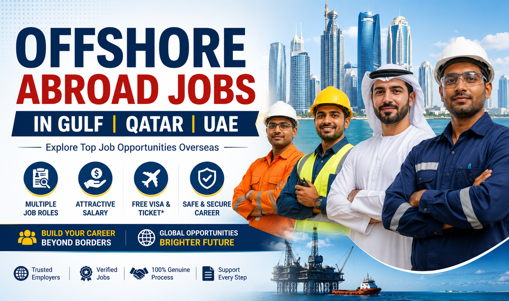 Offshore Abroad Jobs in Gulf | Qatar | UAE