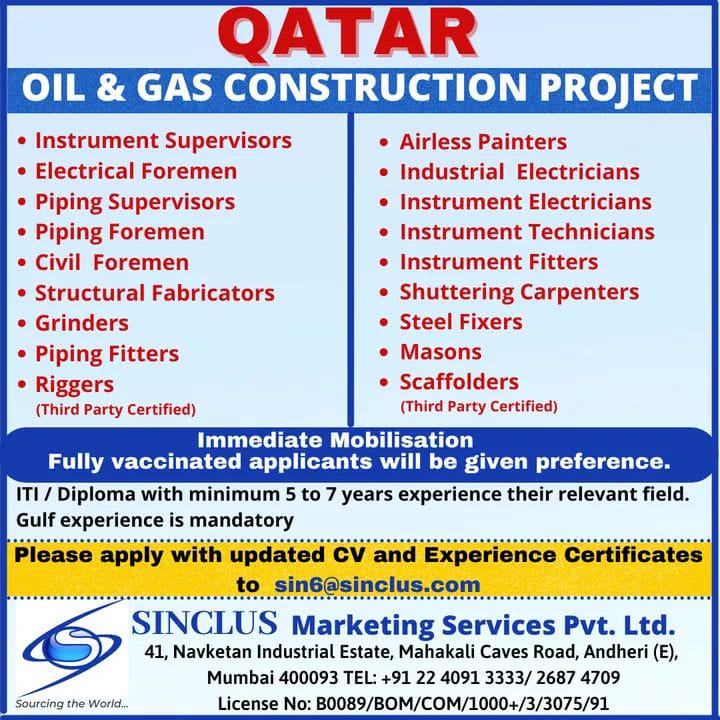 QATAR OIL & GAS CONSTRUCTION PROJECT