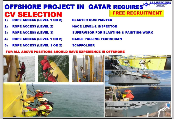 URGENTLY REQUIRED FOR QATAR