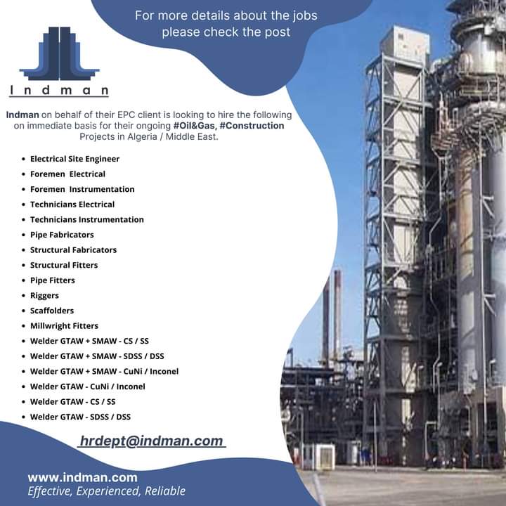 URGENTLY REQUIRED FOR INDMAN July 15, 2026