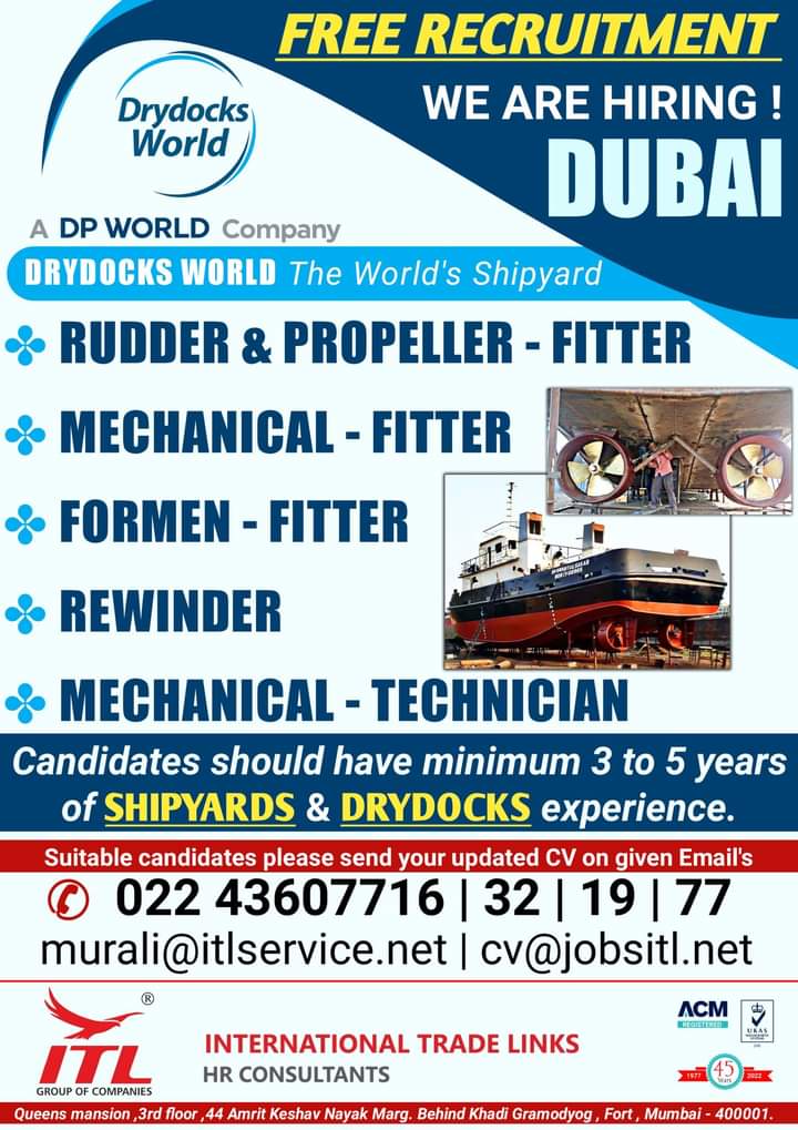 URGENTLY REQUIRED FOR DUBAI