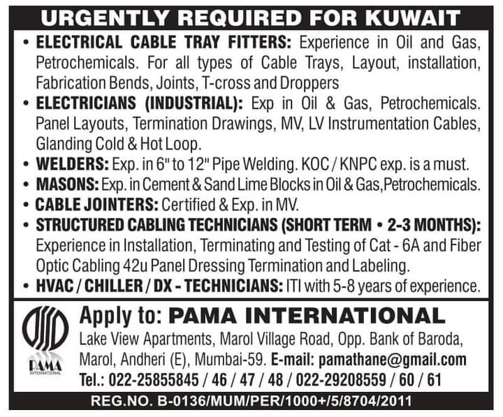 Kuwait job vacancy