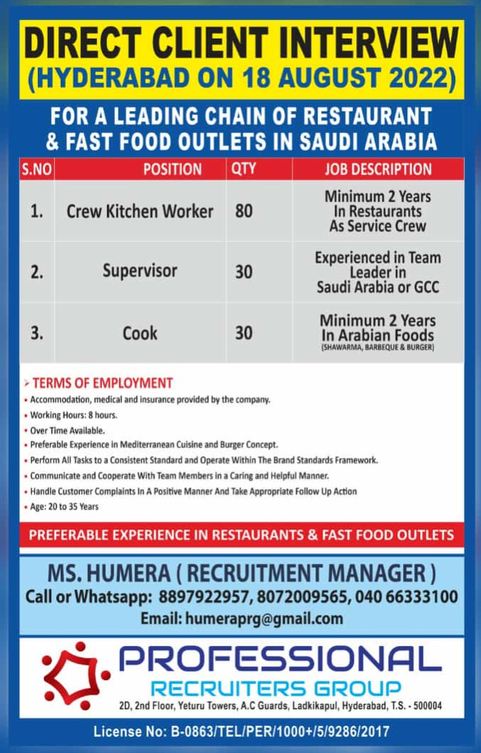 LEADING REQUIREMENT FOR SAUDI ARABIA