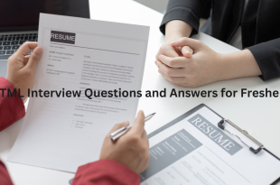 HTML Interview Questions and Answers for Freshers