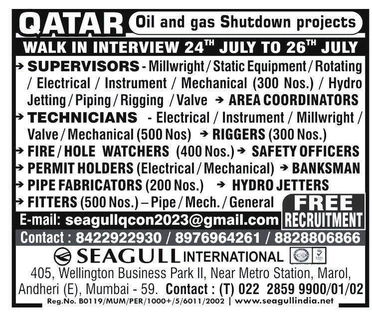 REQUIREMENT FOR QATAR
