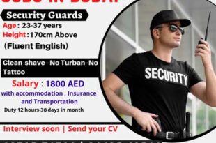 SECURITY GUARDS JOBS - DUBAI