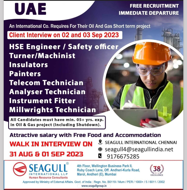 URGENTLY LOOKING FOR UAE