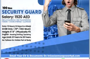 Securtiy Guard Asian Manpower Services