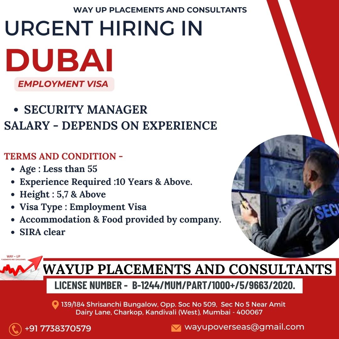 Dubai req security manager