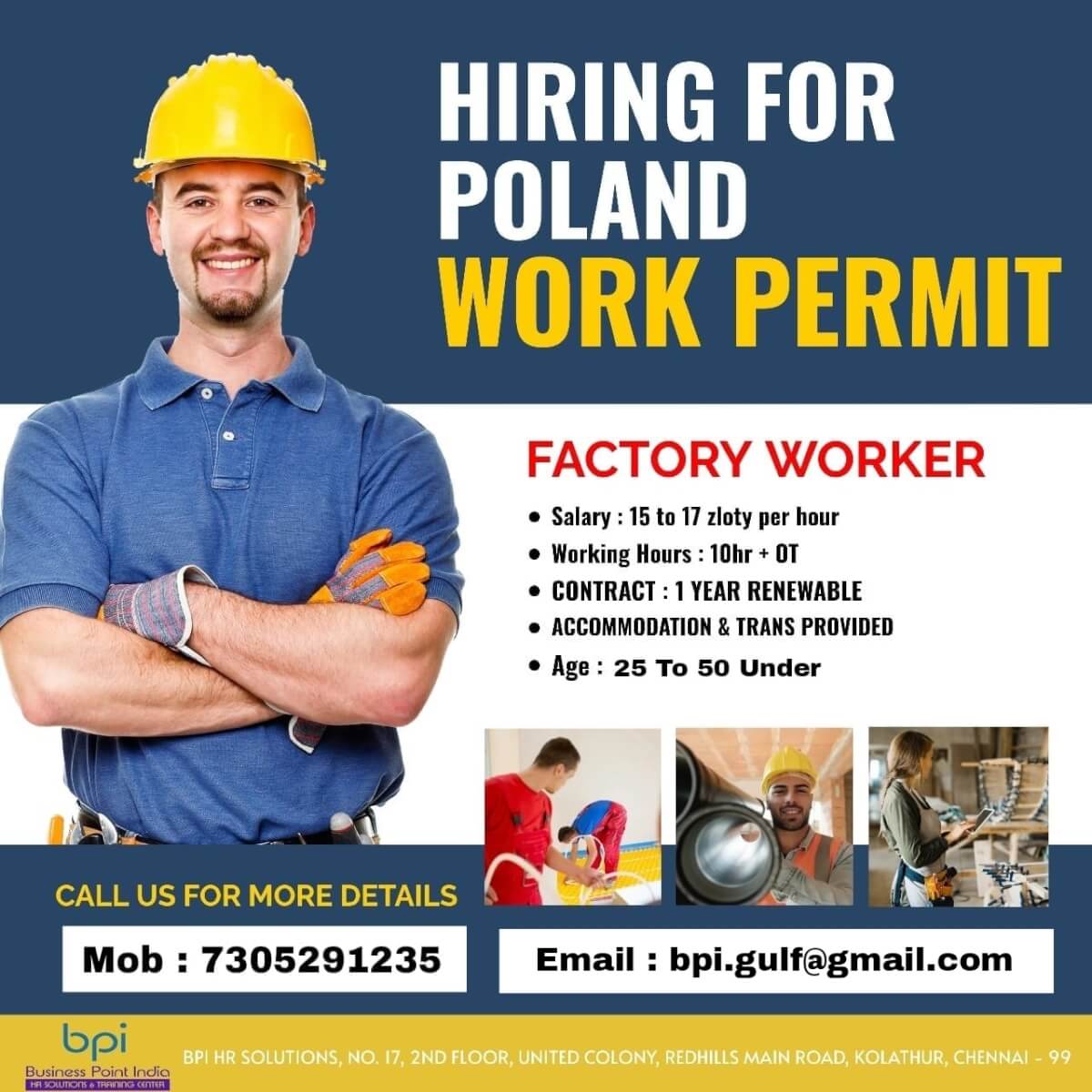 URGENTLY REQURIED FOR A LEADING CO. IN POLAND