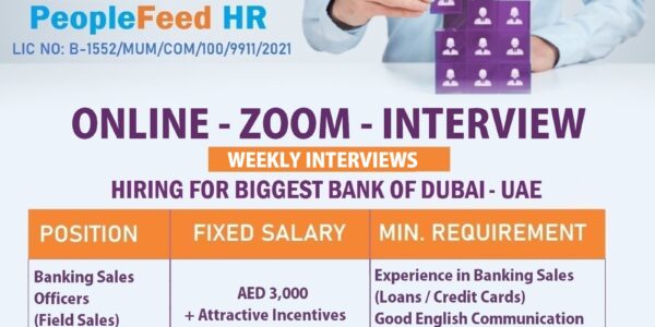 HIRING BANKING SALES OFFICERS FOR ABU DHABI COMMERCIAL BANK (DUBAI  :-:  EMPLOYMNET VISA  :-:  ZOOM INTERVIEW  :-:  IMMEDIATE PROCESS & DEPARTURE