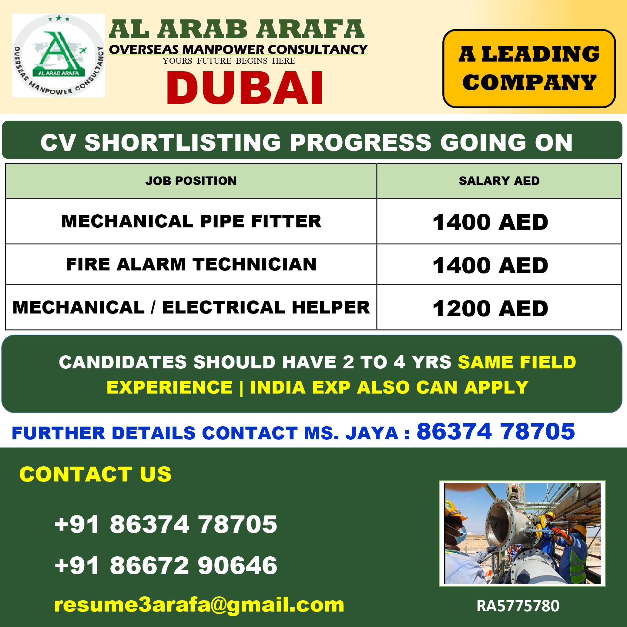 CV SHORTLISTING PROCESS GOING ON