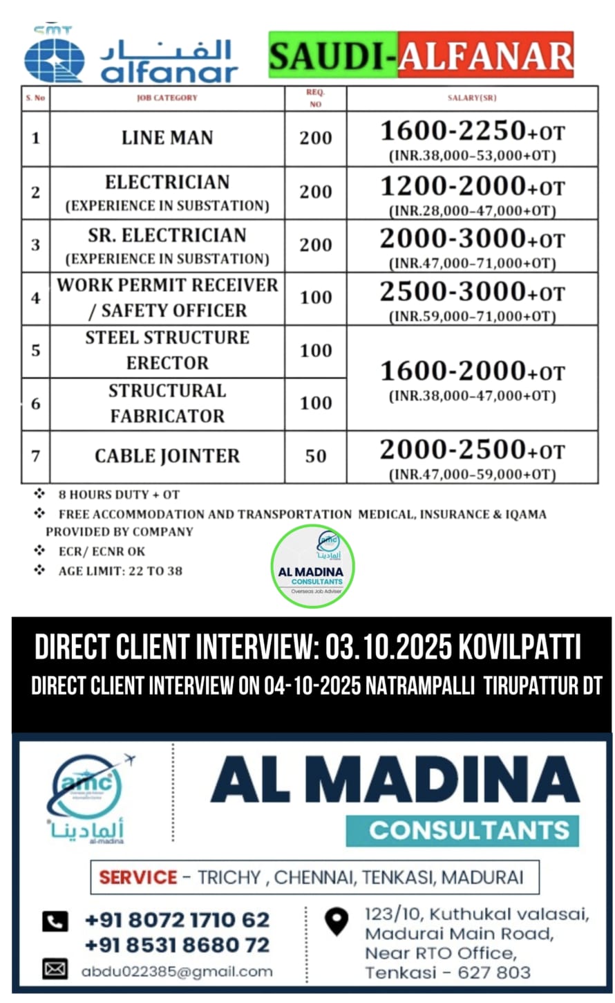 JOB CATEGORY  SAUDI-ALFANAR