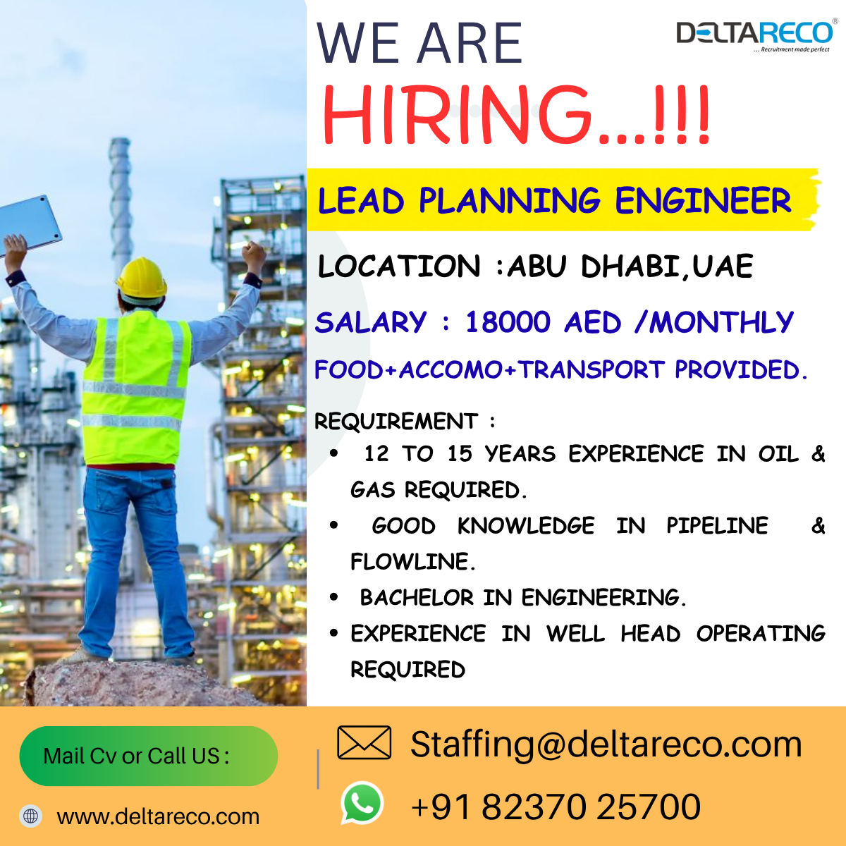 Planning Engineer Job Vacancy