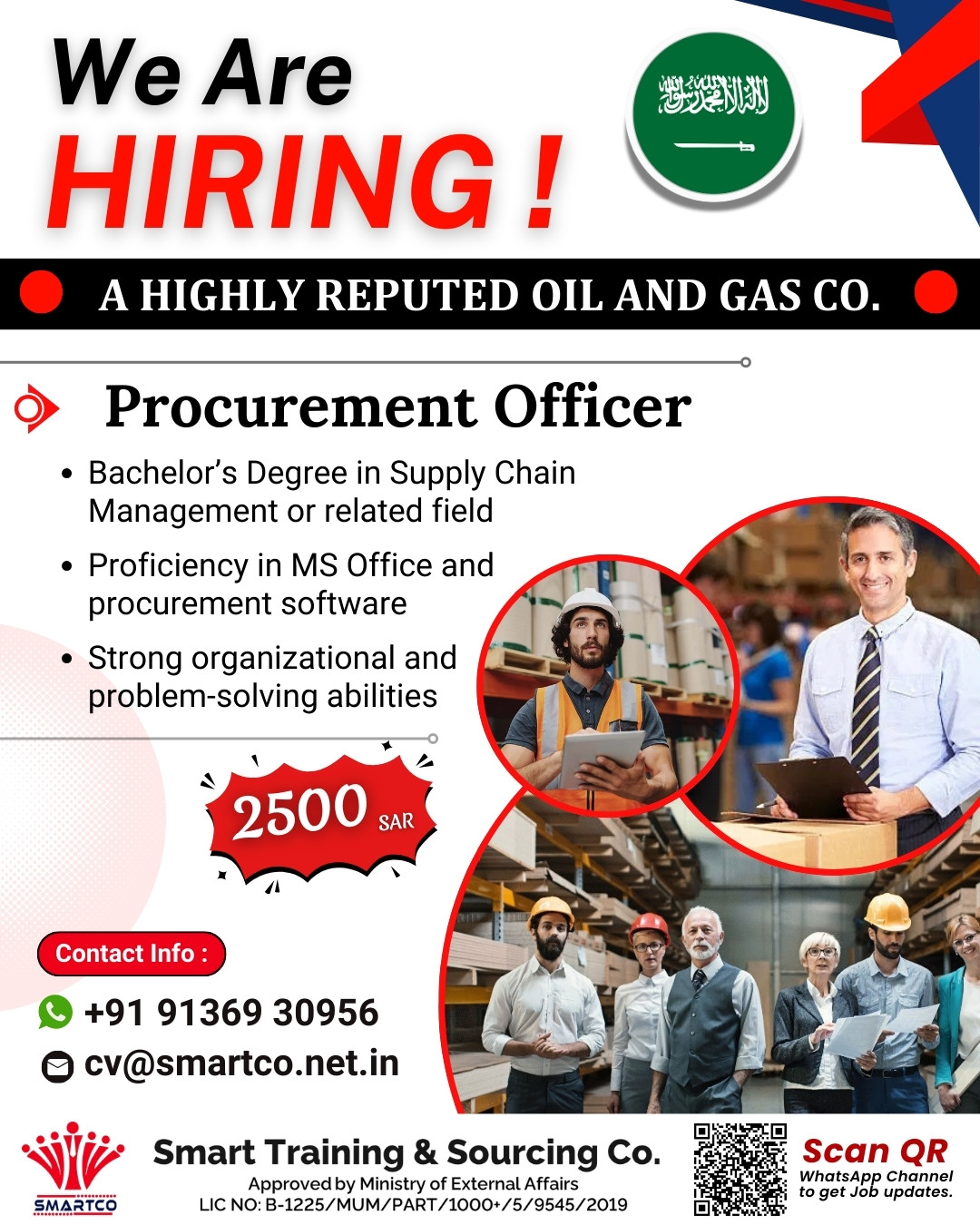 We Are HIRING! A HIGHLY REPUTED OIL AND GAS CO.