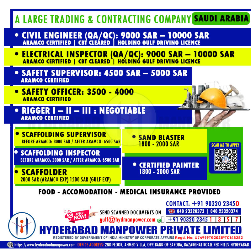 Hiring for Saudi Arabia