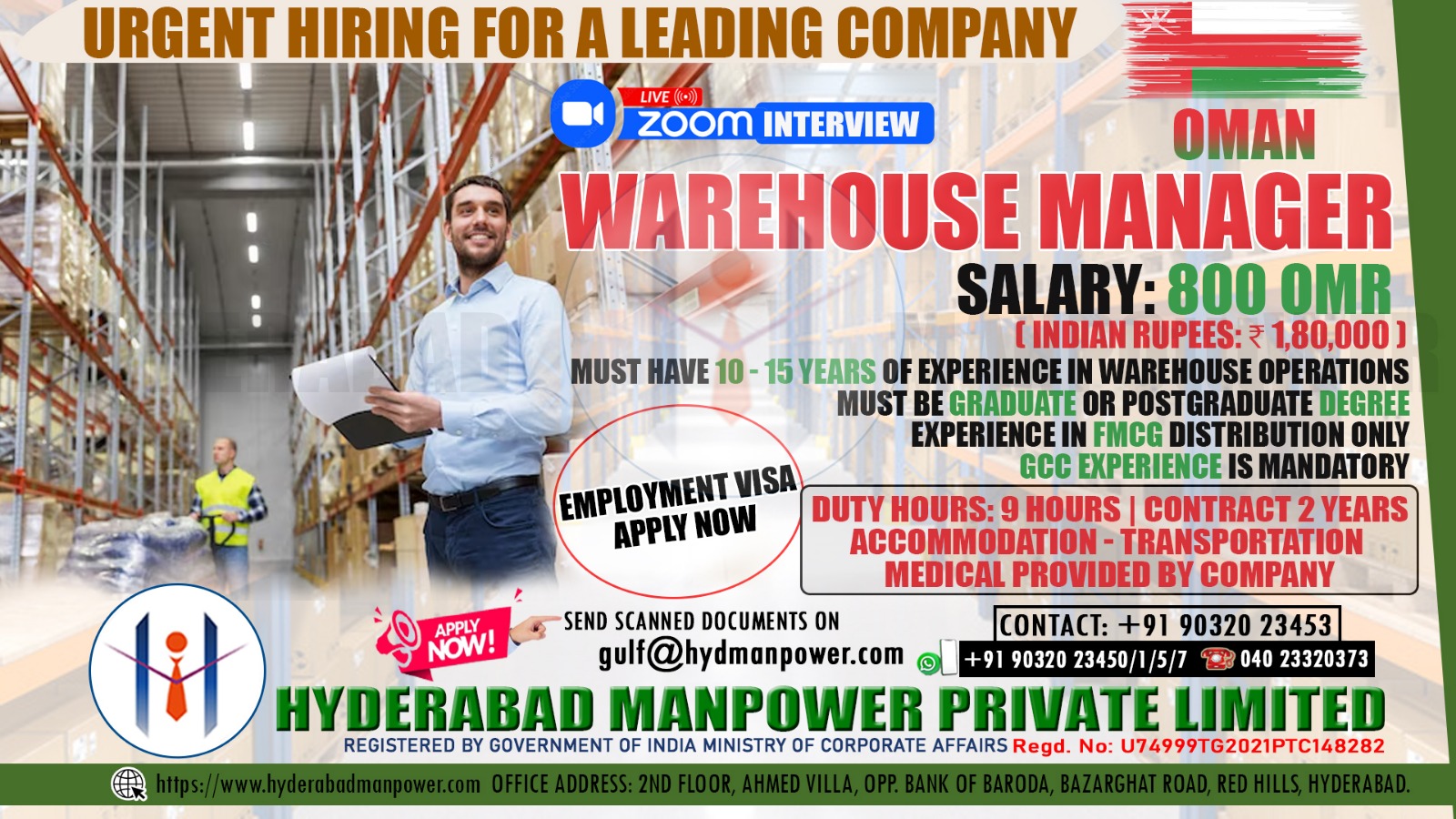 Hiring for Oman