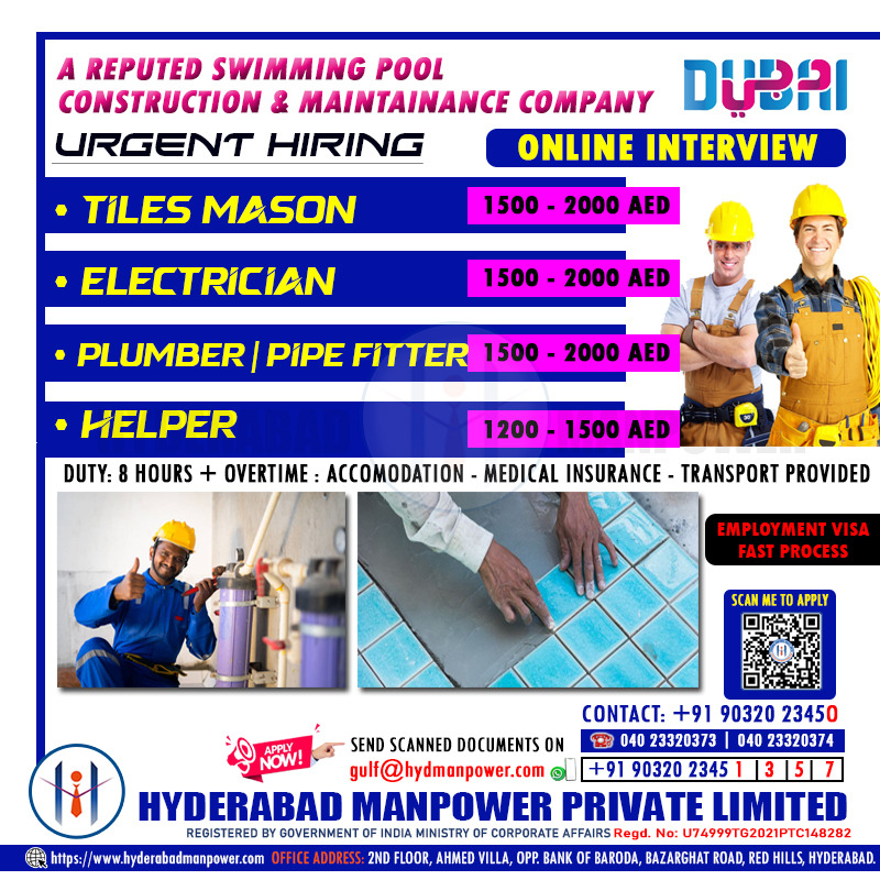Hiring for Maintenance Company – KSA