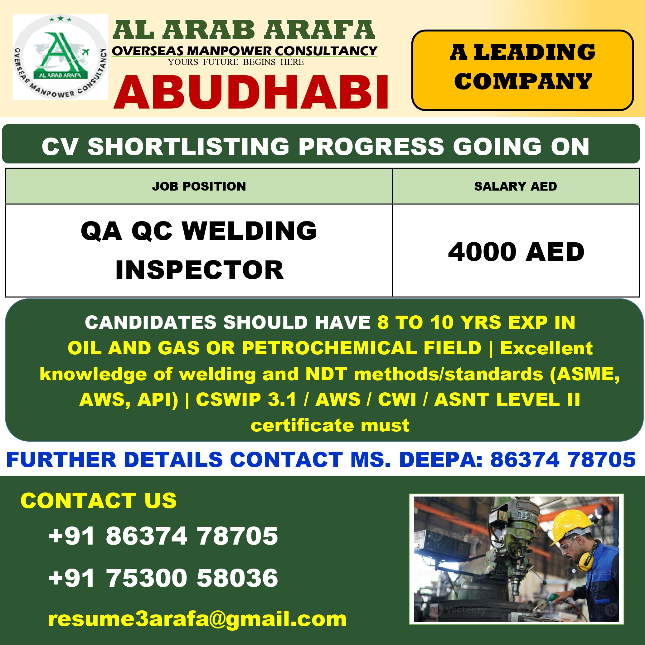CV SELECTION PROCESS GOING ON