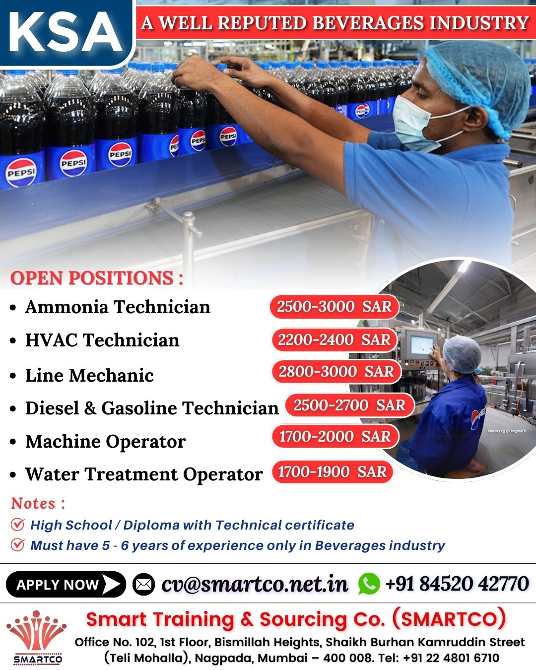 A WELL REPUTED BEVERAGES INDUSTRY