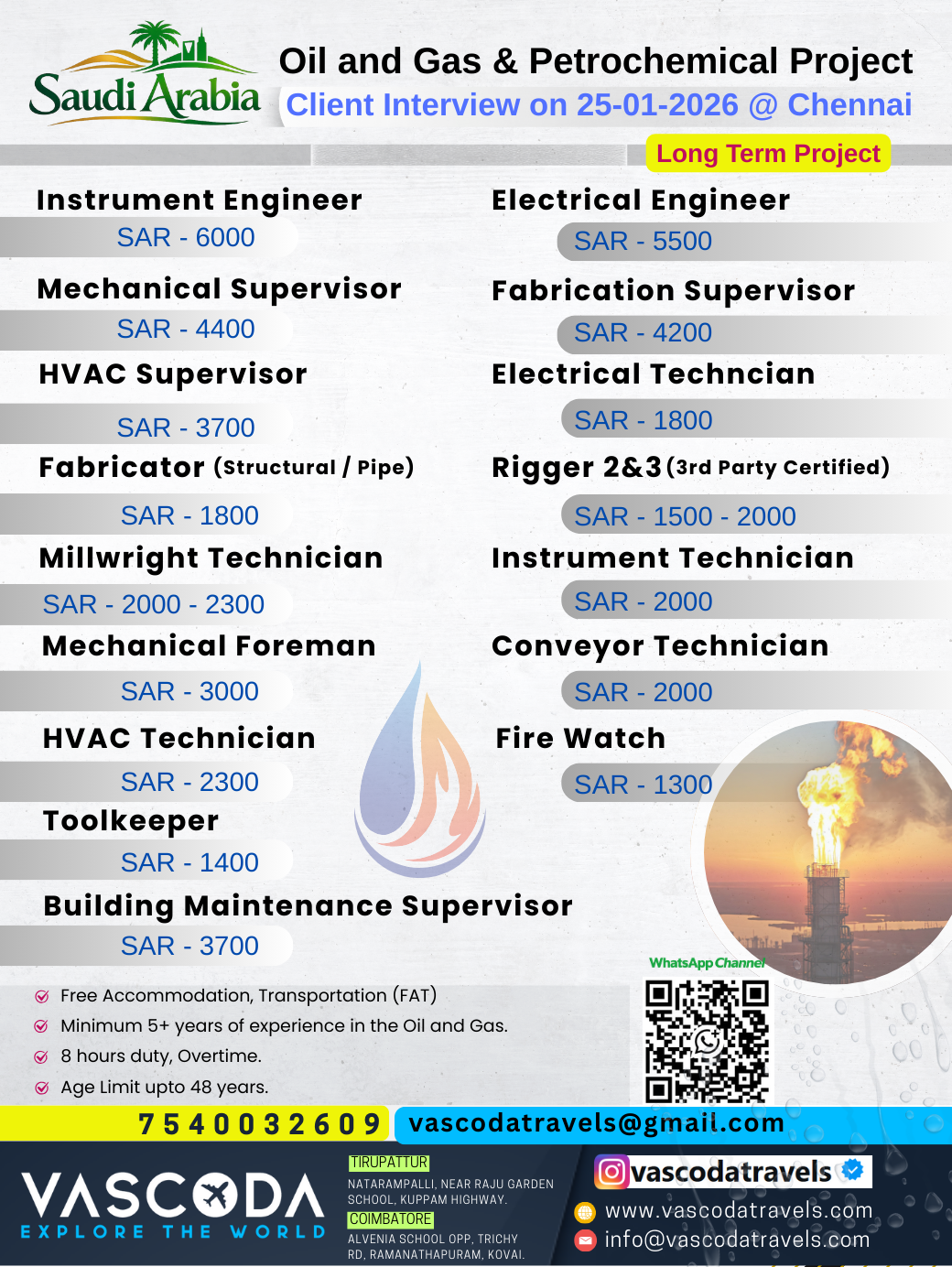 Long Term Project for Saudi Aramco