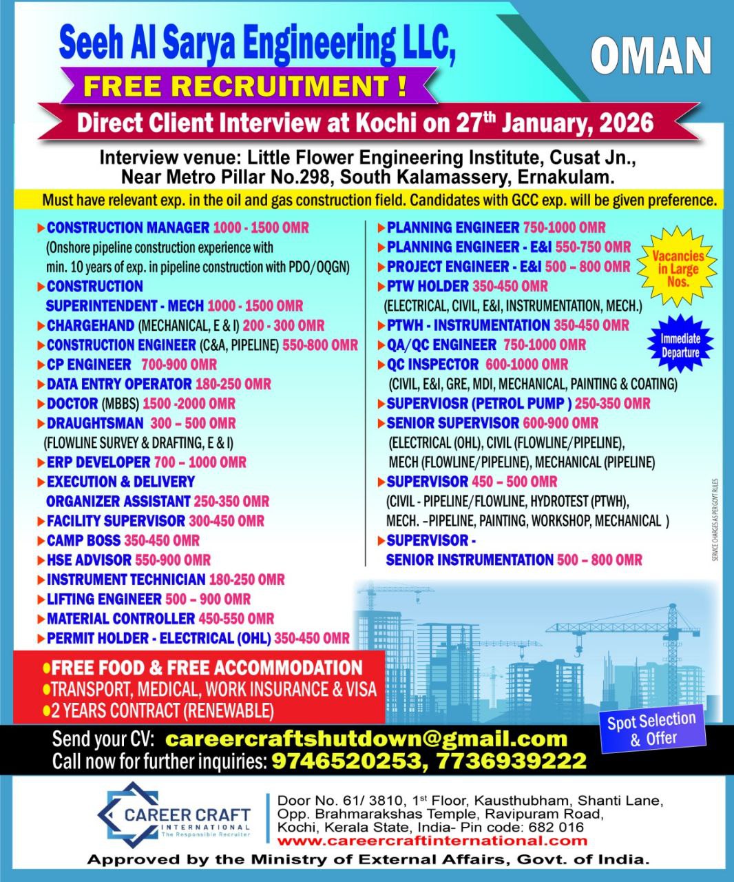 Gulf Jobs For Malayalees