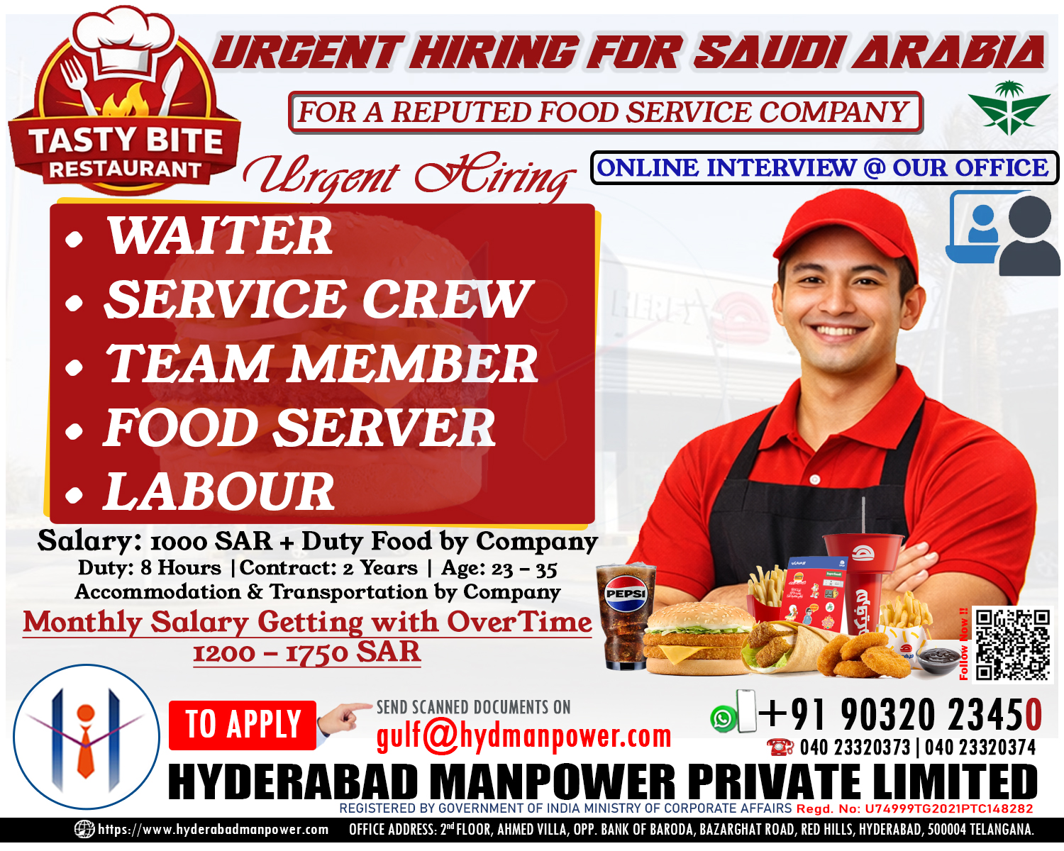 Gulf Jobs Interview in Hyderabad