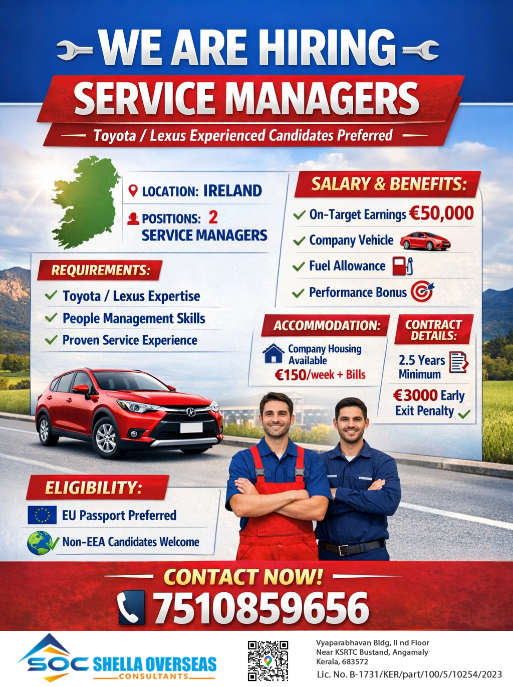 Service Manager Ireland