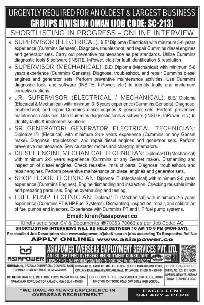 BEST NAUKRI GULF MIDDLE EAST JOBS