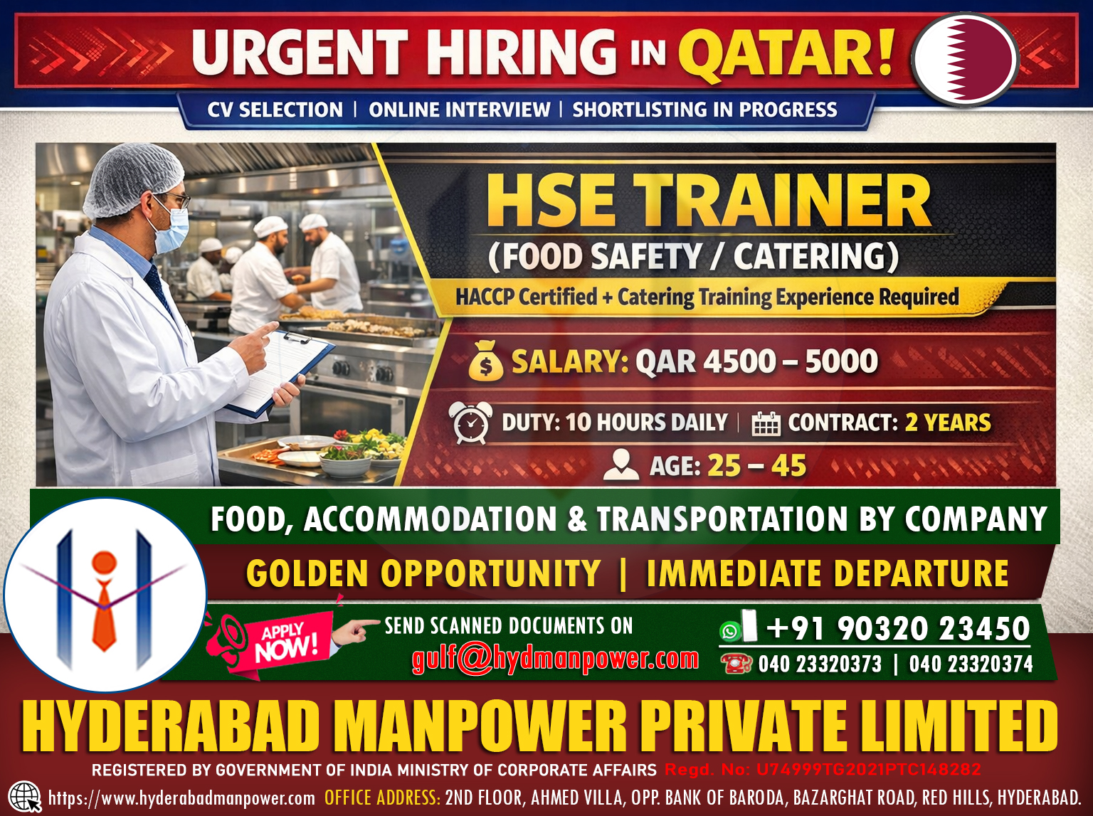 🚨 Urgent Hiring for Qatar 🇶🇦