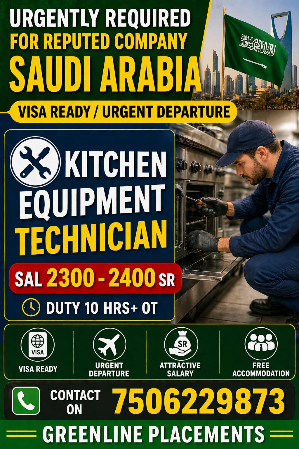 URGENTLY REQUIRED FOR FACILITY MANAGEMENT CO. KSA