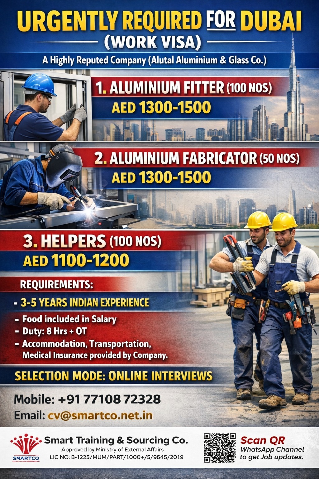 URGENTLY REQUIRED FOR 🇦🇪 DUBAI 🚨