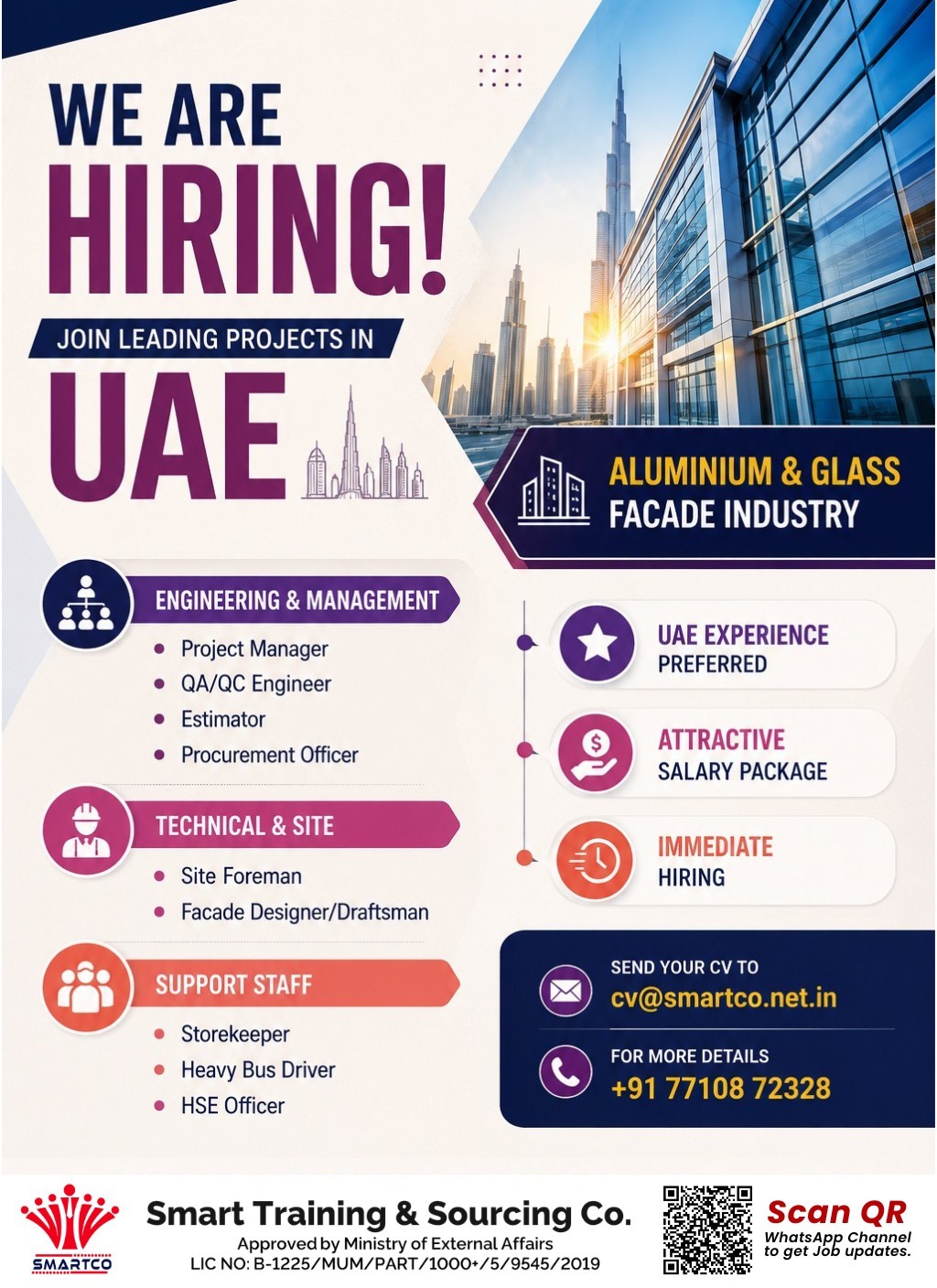 WE ARE HIRING! Join Leading Projects in UAE