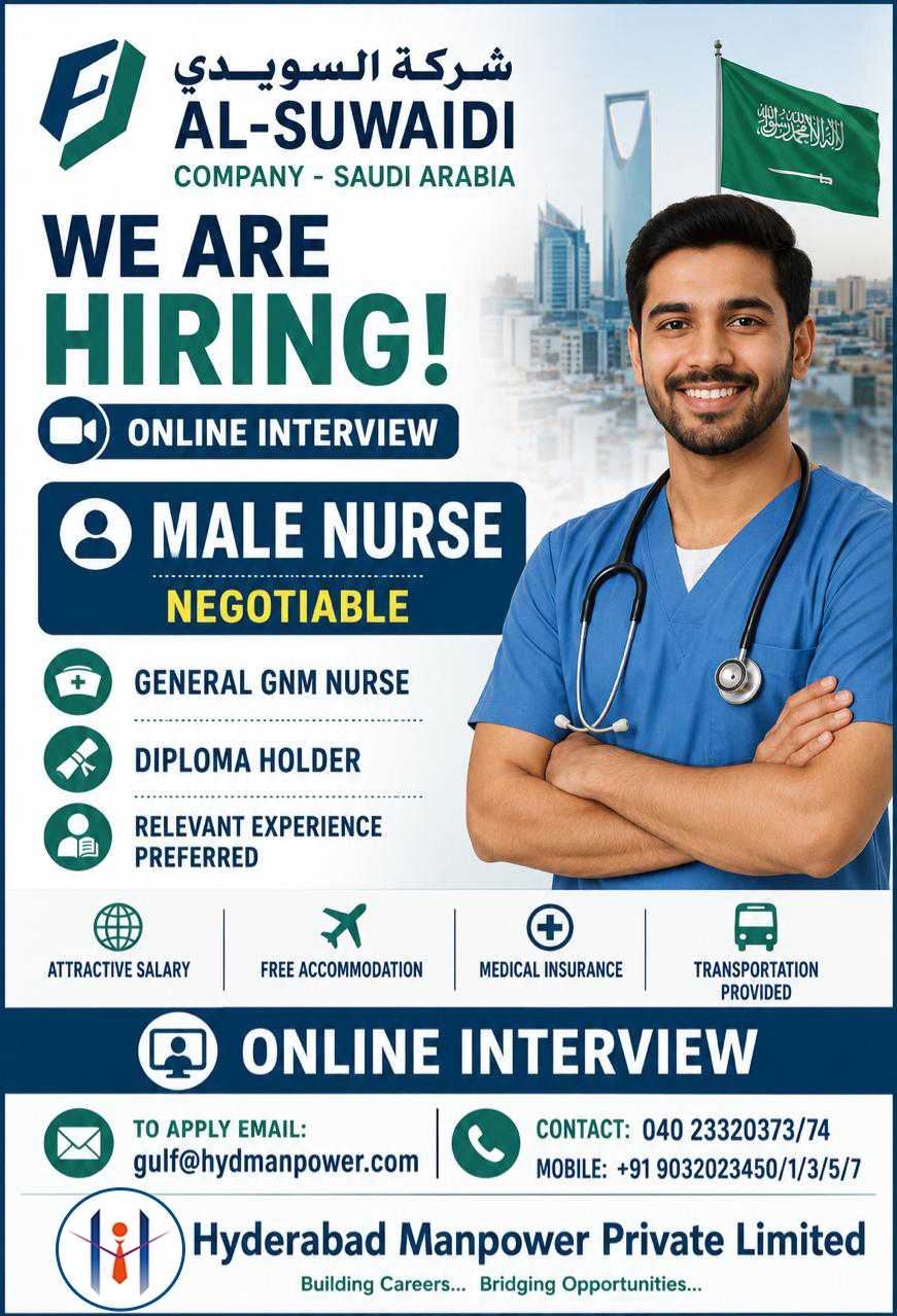 Hiring for Al-Suwaidi Company – KSA