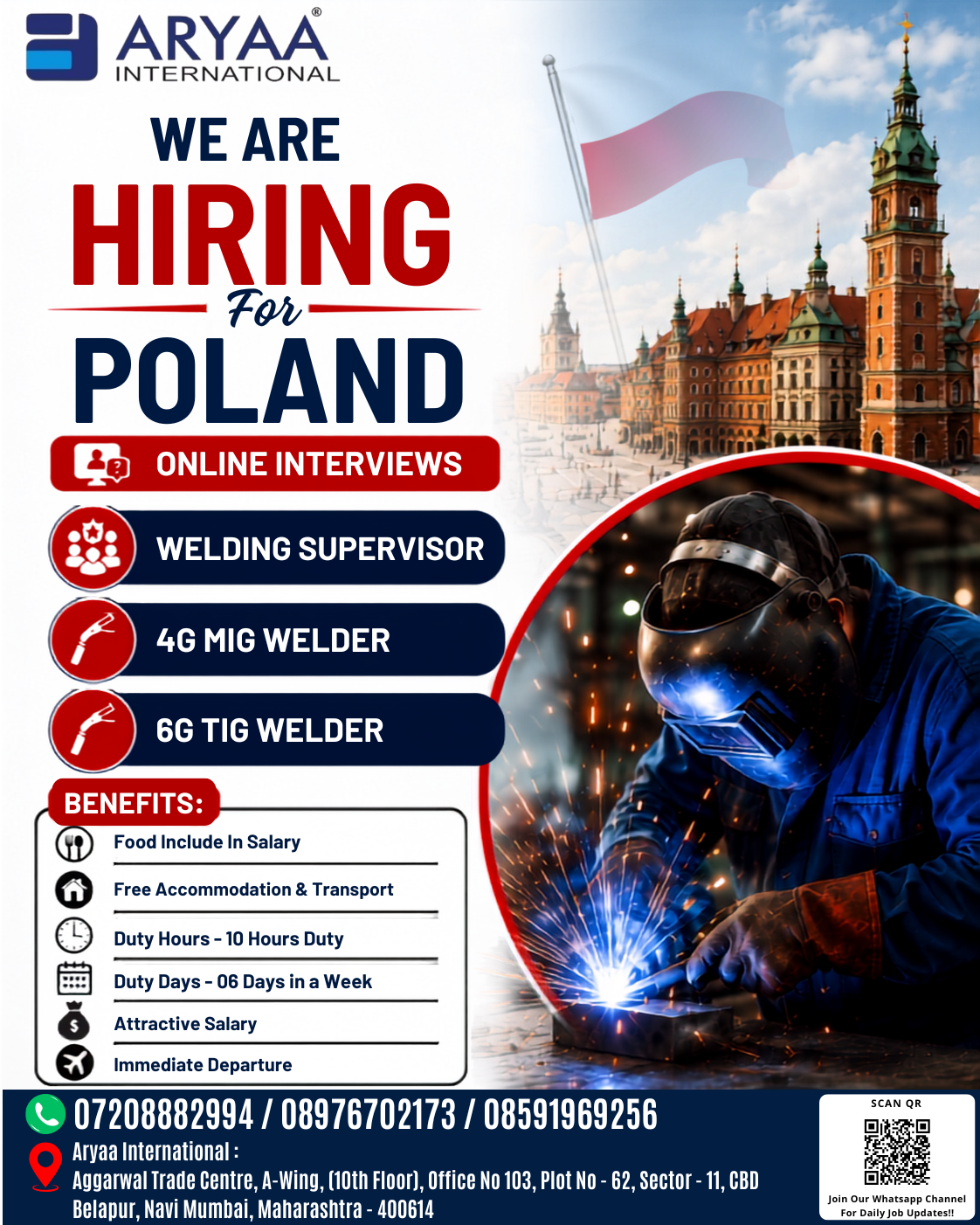 Job Opportunities in Poland with Online Interviews!