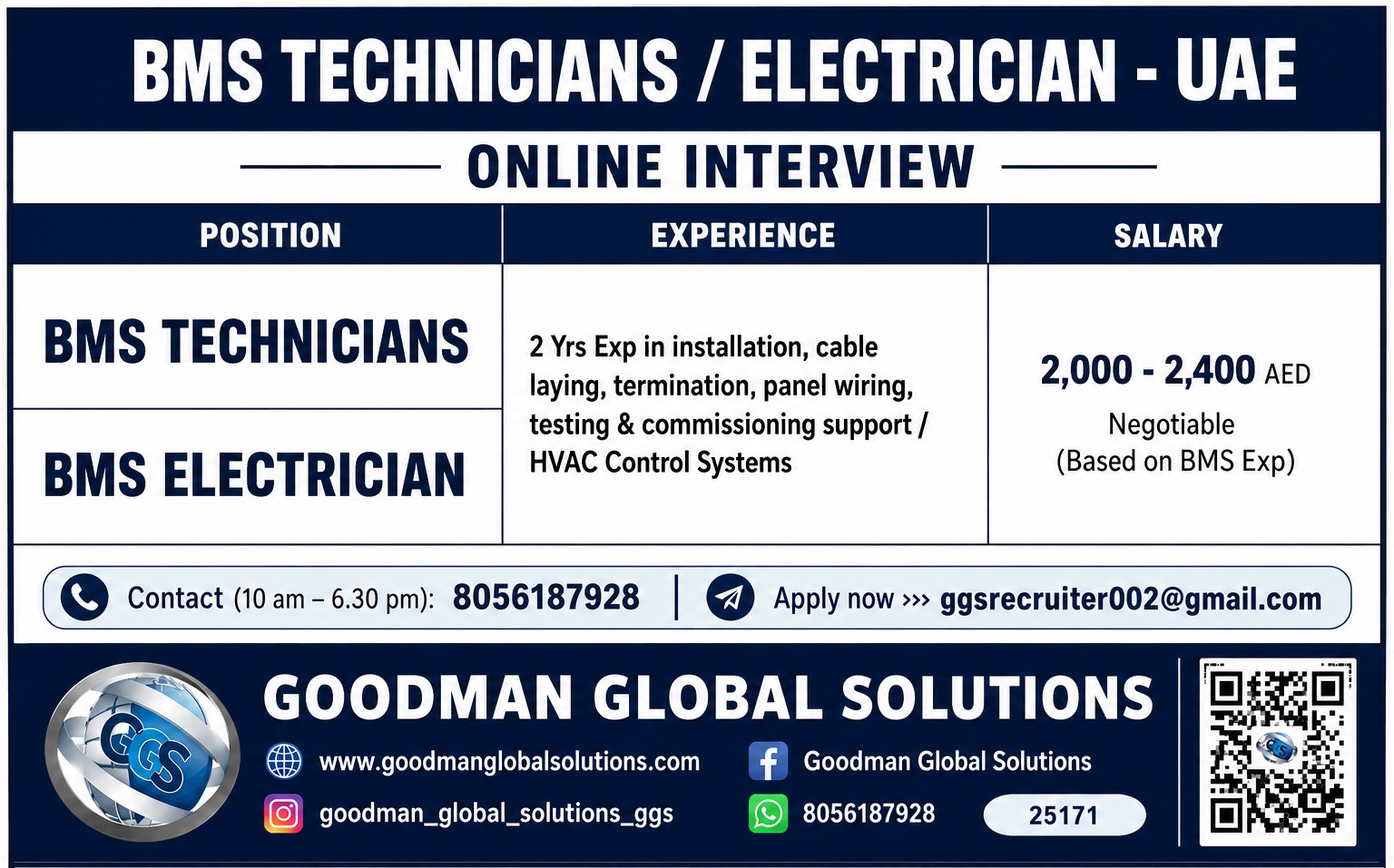 URGENT REQUIREMENT-UAE- LONG TERM  ONLINE INTERVIEW -CV SHORTLISTING UNDER PROCESS