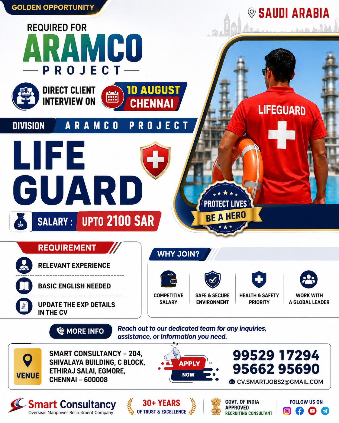 GOLDEN OPPORTUNITY *ARAMCO PROJECT – SAUDI ARABIA*