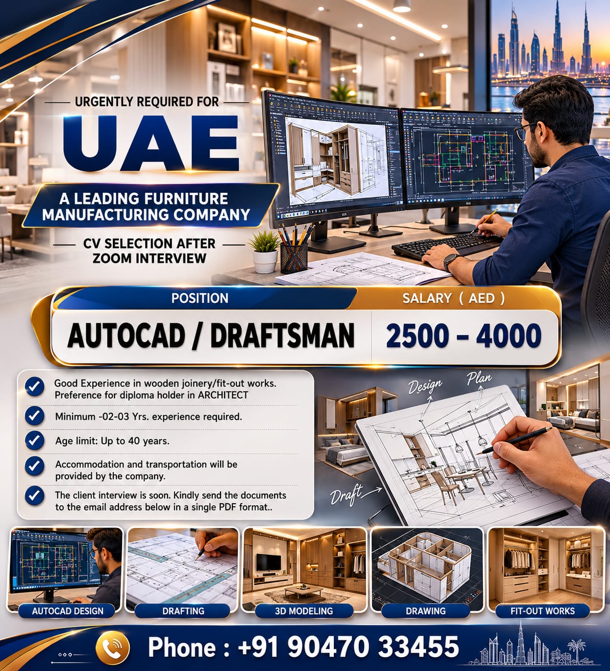 UAE_A LEADING FURNITURE MANUFACTURING COMPANY_CV SELECTION