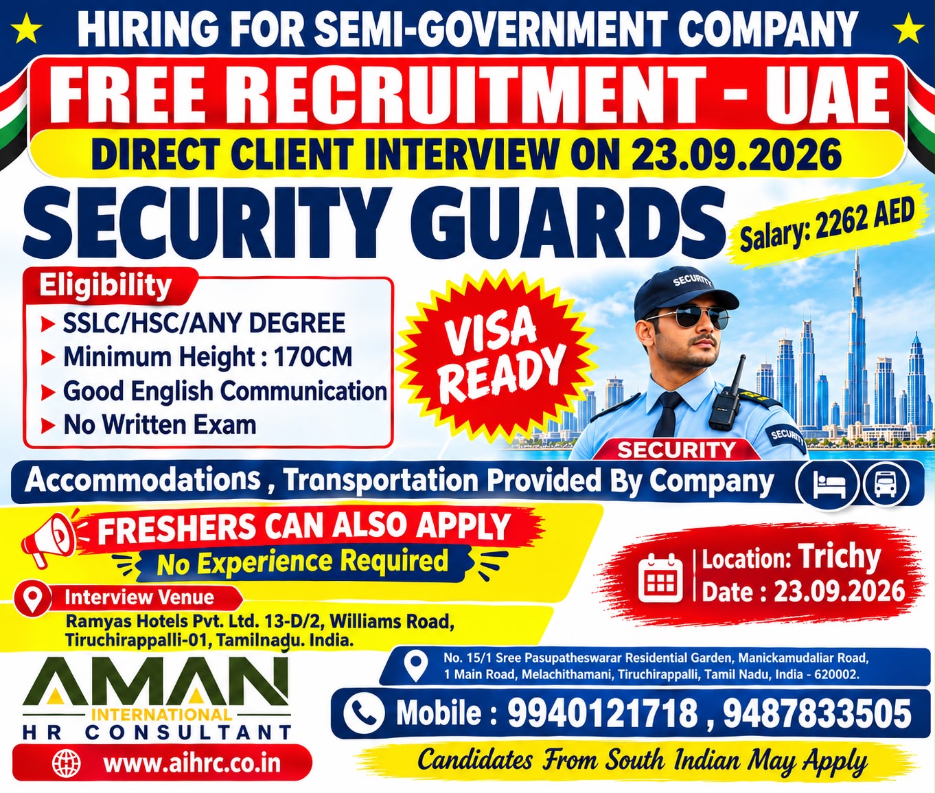 Free Recruitment – UAE