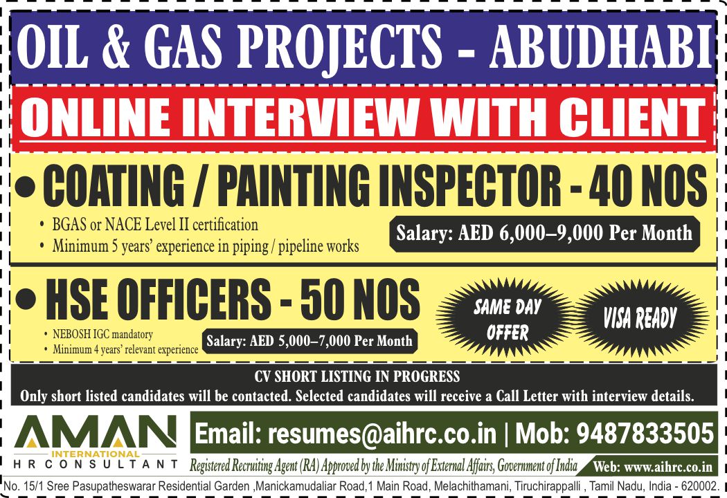 Oil & Gas Project – UAE