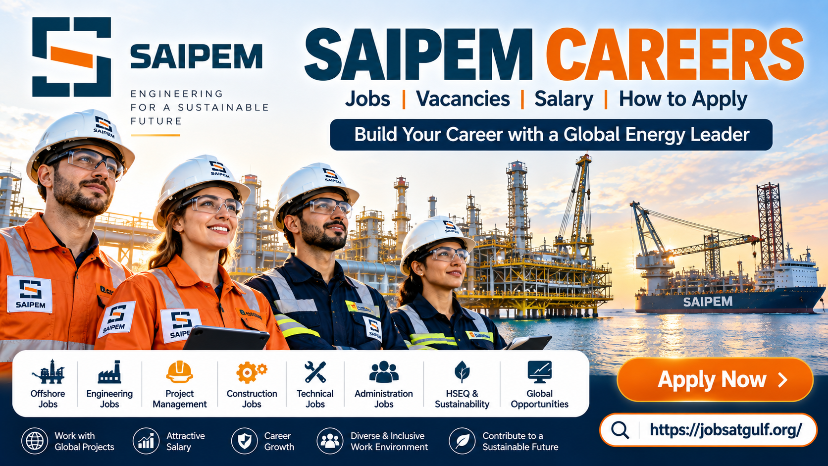 SAIPEM CAREERS and JOB VACANCIES