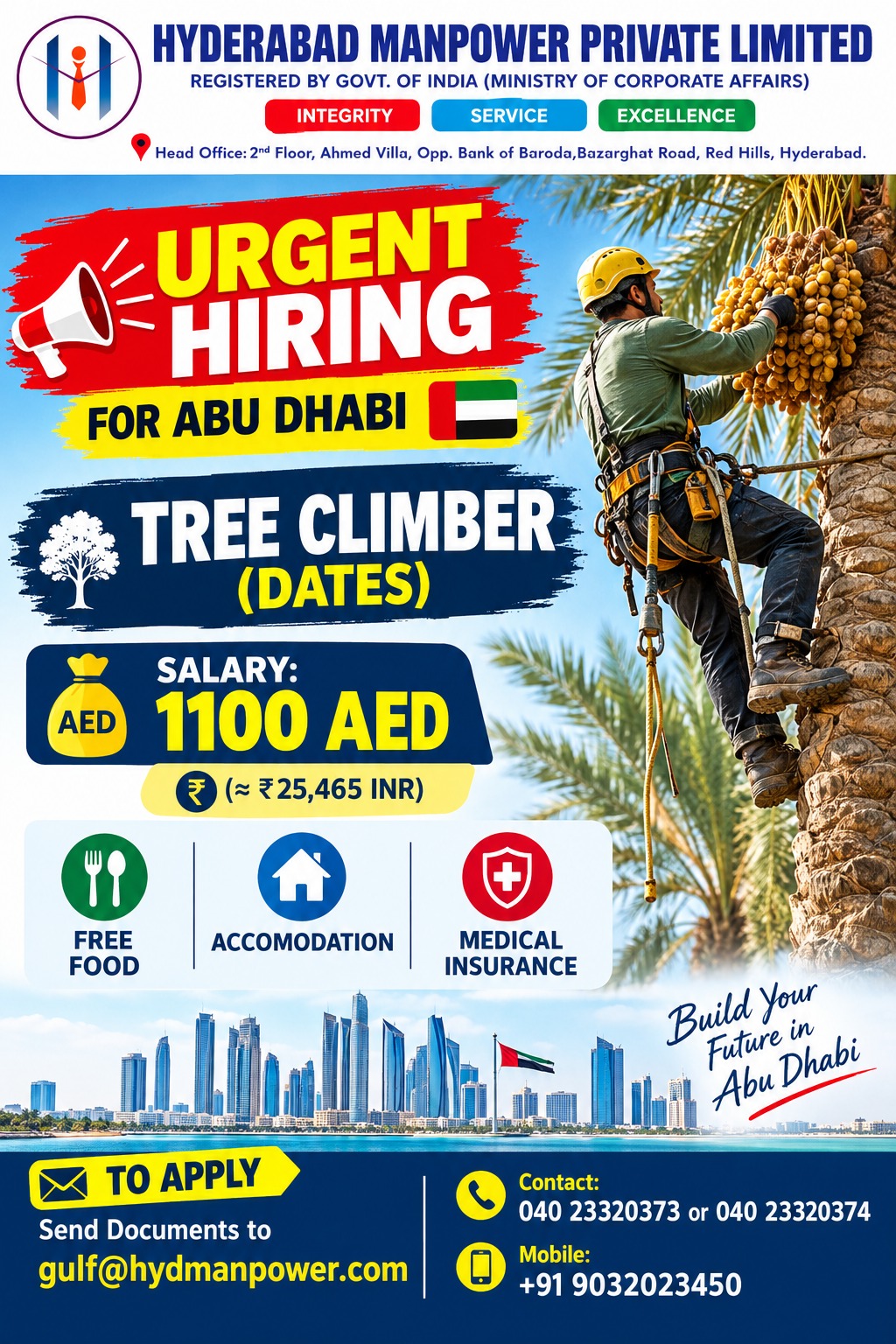 🚨 URGENT HIRING – ABU DHABI 🇦🇪