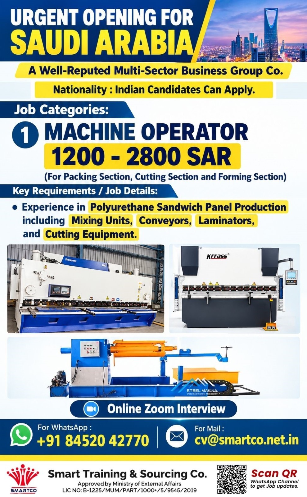 MACHINE OPERATOR
