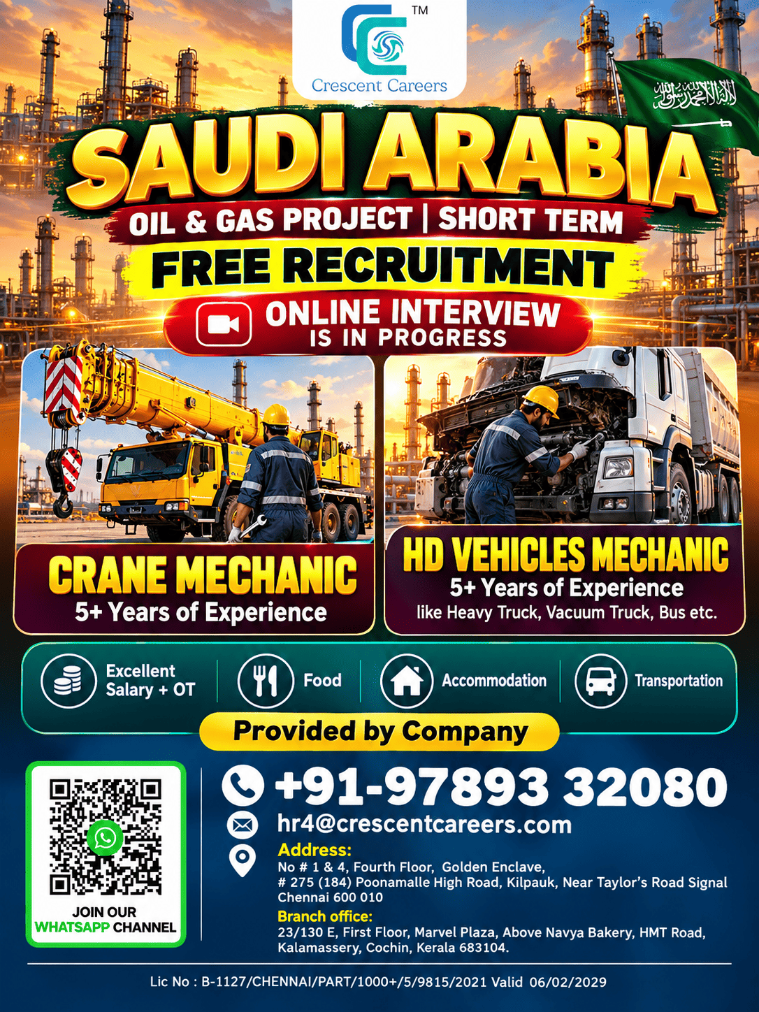 🇸🇦 SAUDI ARABIA – OIL & GAS PROJECT 🇸🇦
