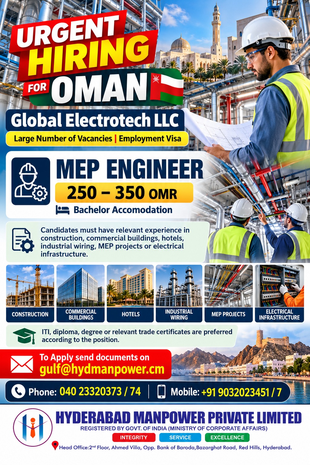 π¨ URGENT HIRING β OMAN π΄π²