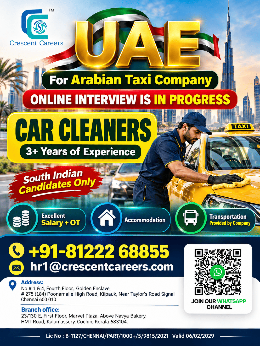 🇦🇪 UAE JOB OPPORTUNITY – CAR CLEANERS 🇦🇪
