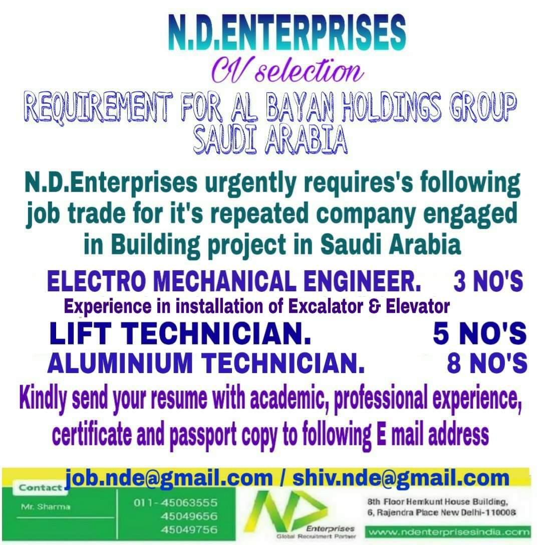 REQUIREMENT FOR AL- BAYAN HOLDINGS GROUP